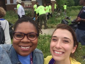 clean-up-day-katie-and-mariama